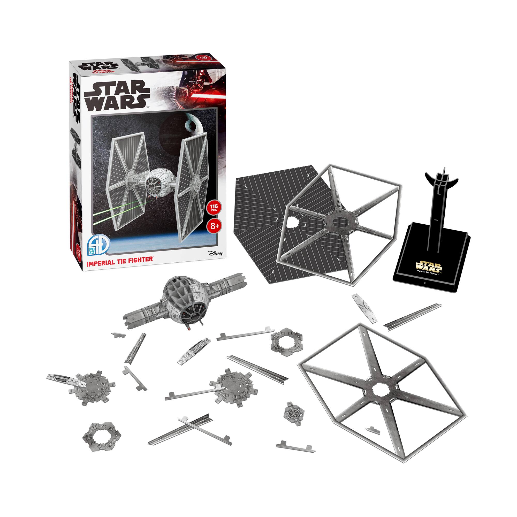 Star Wars - Imperial TIE Fighter Paper Model Kit: 116 Pcs